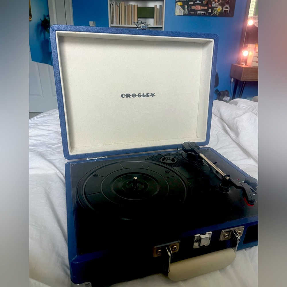 CROSLEY Record Player Blue
